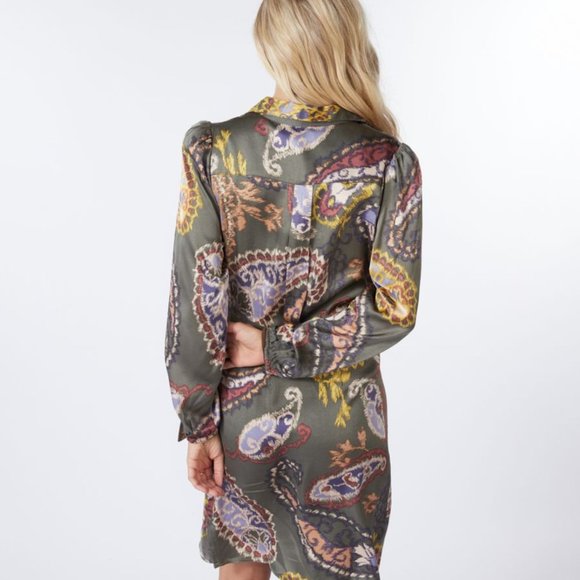 ESQUALO PRINT WRAP DRESS - Picture 4 of 6
